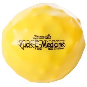 Spordas Medicinebal Yuck-E-Medicinebal, 1 kg, ø 12 cm, geel