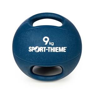Sport-Thieme Medicinebal met handgrepen, 9 kg, Donkerblauw