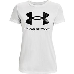 underarmour Under Armour Sportstyle Graphic SS Tee Women weiss/schwarz Größe XL