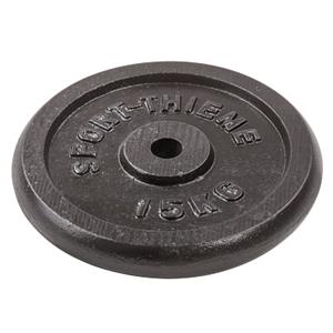 Sport-Thieme Halterschijven Gietijzer, 15 kg
