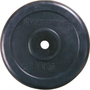 Sport-Thieme Halterschijven Rubber-coating, 20 kg