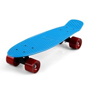 Spielwerk Retro Skateboard Blau/Rot