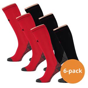 Xtreme Sockswear Xtreme Compressie Sokken Hardlopen 6-pack Multi Red