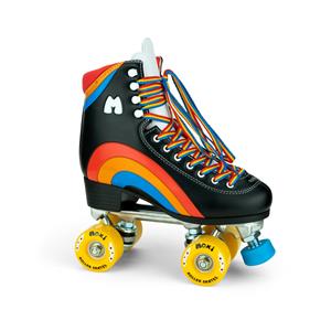 Moxi Skates Rainbow Rider Black - Rolschaatsen