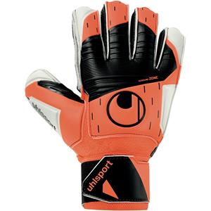 uhlsport Soft Resist+ Flex Frame Torwarthandschuhe mit Fingerschutz Herren fluo orange/weiß/schwarz