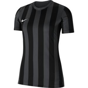 Nike Voetbalshirt Dri-FIT Striped Division IV - Grijs/Zwart/Wit Dames