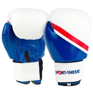 Sport-Thieme Bokshandschoenen Sparring, 12 oz, Wit-blauw-rood