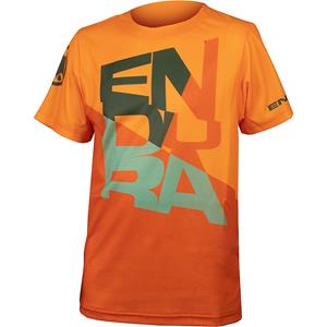 Endura Kids Singletrack Core Tee SS23 - Mandarine}