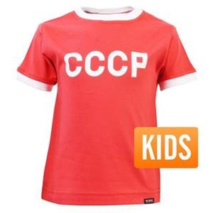 Sportus.nl TOFFS - CCCP Retro Ringer T-Shirt Kids - Rood