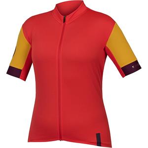 Endura Women's FS260 SS Cycling Jersey - Pomegranate}
