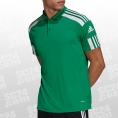 adidas Squadra 21 Polo Shirt grün/weiss Größe M