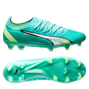 Puma Ultra Ultimate FG/AG Pursuit - Turquoise/Wit/Groen Dames