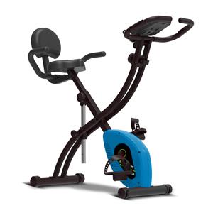 SportTronic X6 Hometrainer - Inklapbare Fitnessfiets - Blauw/zwart