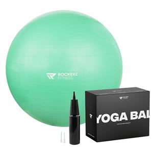 Merkloos Fitnessbal - Yoga Bal - Gymbal - Zitbal - 65cm intgroen
