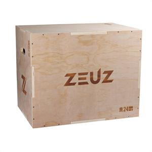 ZEUZ Houten Plyo Box - Box Jump - Voor Fitness & Crossfit - 3 Hoogtes In 51, 61 & 76 Cm - 20, 24, 30 Inch