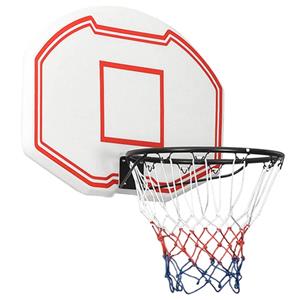 VidaXL Basketbalbord 90x60x2 Cm Polyetheen Wit
