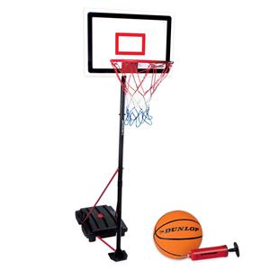 Dunlop Basketbalset peelset Junior - In Hoogte Verstelbaar 165 - 205 Cm - Basketbal Standaard Met Bal