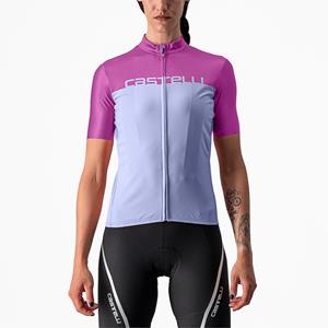 Castelli Women's Velcissima Cycling Jersey SS23 - Violet Mist-Amethyst}