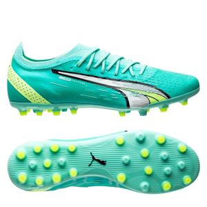 PUMA Ultra Ultimate MG Pursuit - Electric Peppermint/Weiß/Fast Yellow