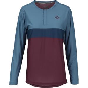 IXS Womens Flow XTG LS Jersey 2023 - Raisin - Marine}