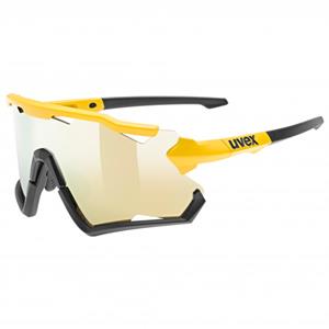 Uvex Sportbrille, (1-St), uvex Unisex – Erwachsene, sportstyle 228 Sportbrille sunbee-black matt/yellow