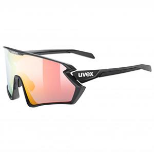 Uvex Sportbrille, (1-St), uvex Unisex – Erwachsene, sportstyle 231 2.0 V Sportbrille selbsttönend black matt/litered