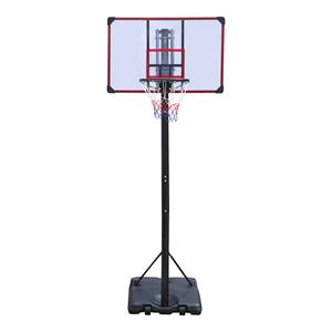 Engelhart Basketbalpaal Verstelbaar 270-305 Cm Met Standaard Basketbalstandaard Mobiel & Verrijdbaar