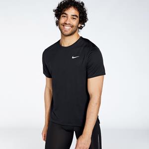 Nike miler hardloopshirt zwart heren heren