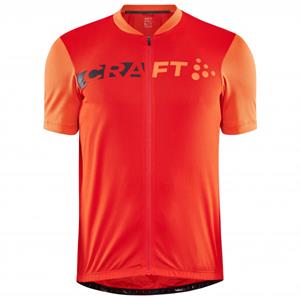Craft Core Endur Logo Cycling Jersey Orange