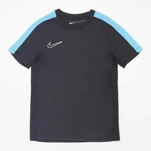 Nike academy 23 voetbalshirt zwart/blauw kinderen kinderen
