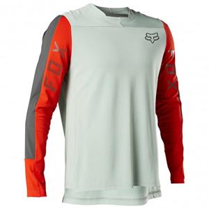 FOX Defend Pro Long Sleeve Jersey White/Red
