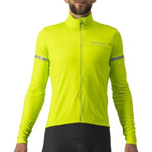 Castelli Fondo 2 Cycling Jersey AW21 - Electric Lime-Silver Reflex}