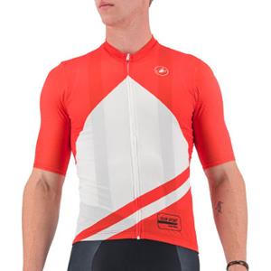 Castelli Club Sport Racing Competizione Jersey SS22 - Rot - Weiß} 