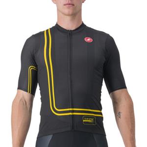 Castelli Club Sport Racing Competizione Jersey SS22 - Black-Gold}