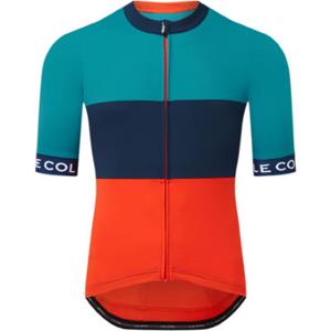 LE COL Sport Cycling Jersey SS23 - Navy-Saffron-Peacock}