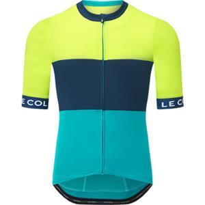 LE COL Sport Cycling Jersey SS23 - Peacock-Navy-Lime}