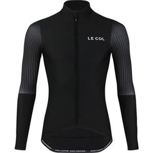 LE COL Pro Aero Long Sleeve Cycling Jersey SS22 - Schwarz}