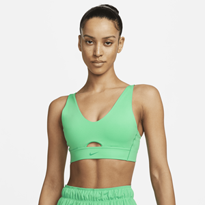 Nike Womens Indy Plunge Cut Out Bra Top