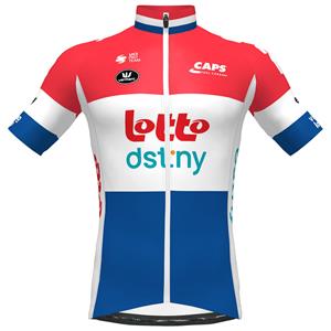 Vermarc LOTTO DSTNY Nederlandse kampioen 2023 fietsshirt met korte mouwen, voor heren, M