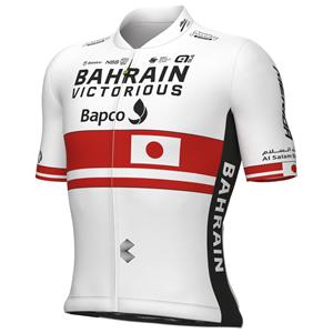 Alé BAHRAIN - VICTORIOUS Shirt met korte mouwen Japanse kampioen 2023 fietsshirt met