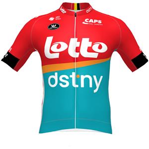 Vermarc LOTTO DSTNY Summer PRR 2023 fietsshirt met korte mouwen, voor heren, F