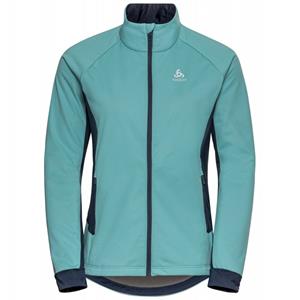 Odlo Brensholmen - Softshelljacke - Damen Reef Waters / Dark Sapphire XS