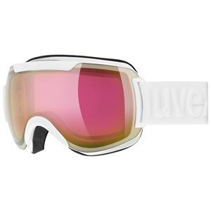 Uvex Skibrille Downhill 2000 Full Mirror Farbe: 1230 white, mirror pink/rose S2))