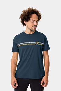 Vaude Men'S Cyclist T-Shirt V Donkerblauw