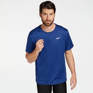 Nike Lauf T-Shirt Dri-FIT UV Miller - Baltic Blau/Silber