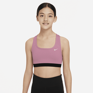 Nike Swoosh Sport-bh voor meisjes - Roze