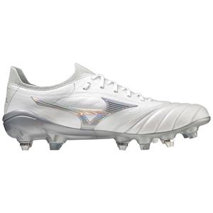 Mizuno MORELIA NEO IIIβ JAPAN MIX Voetbalschoenen Wit/Hologram/Cool Gray 3C Dames/Heren 