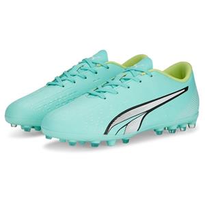PUMA Ultra Play MG Pursuit - Turquoise/Wit/Groen Kids