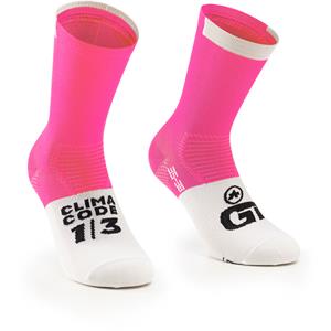 Assos GT Socks C2 - Fluo Pink}