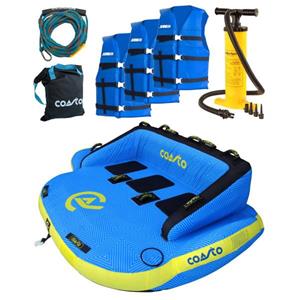 COASTO BOXER 3 Personen Towable Package Tube inkl. Funtube Leine Pumpe & Westen